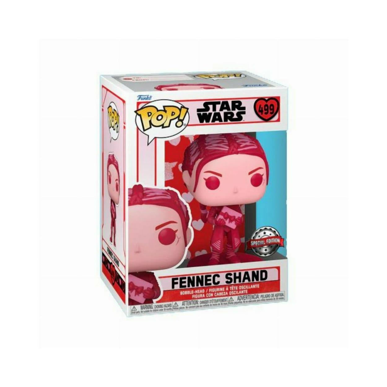120820266a7ced27531b4.jpeg Funko Pop! Star Wars: Valentines S2 - Fennec Shand (Special Edition) #499 Bobble-Head Vinyl Figure