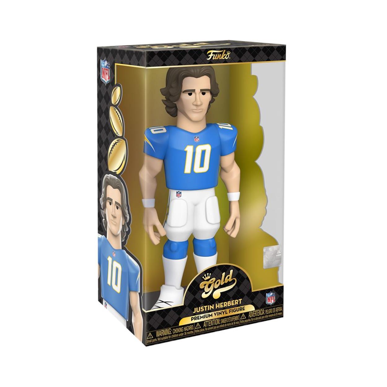 120820266a7cef55b0a4d.jpeg Funko Gold NFL: Chargers - Justin Herbert* Premium Vinyl Figure (12")