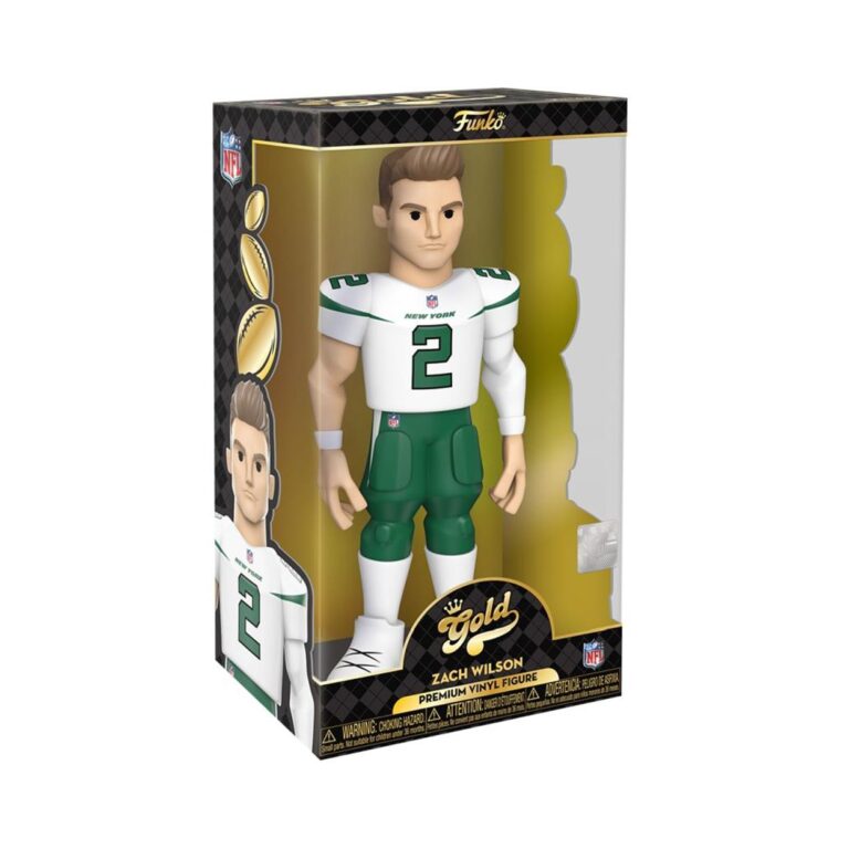 Funko Gold NFL: NY Jets - Zach Wilson* Premium Vinyl Figure (12")
