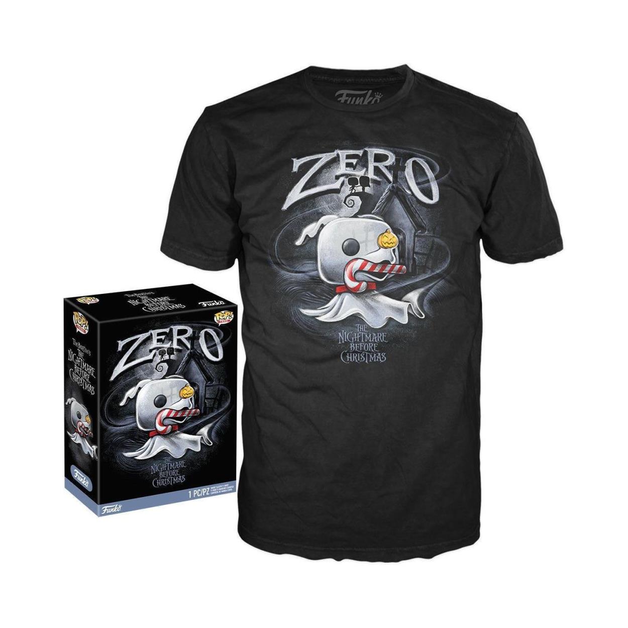 120820266a7cf867893a2.jpeg Funko Boxed Tee: The Nightmare Before Christmas - Zero with Cane (M)