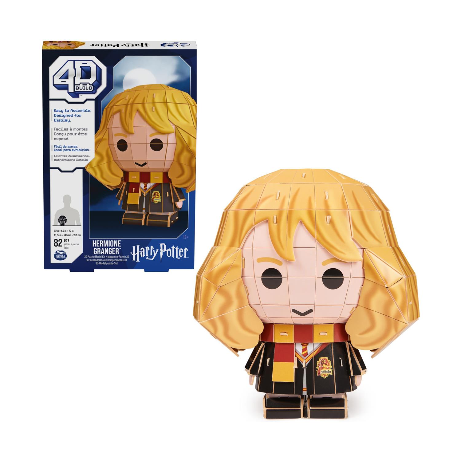 Spin Master Harry Potter: 4D Build - Hermione Granger 3D Cardstock Puzzle Model Kit (6069825)
