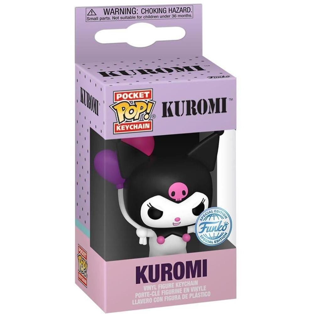 120820266a7d024349bdc.jpeg Funko Pocket Pop! Sanrio: Kuromi - Kuromi (Balloon) (Special Editon) Vinyl Figure Keychain