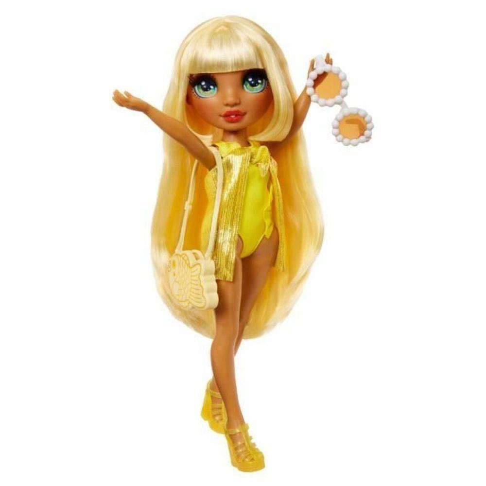 120820266a7d02b6eb9d4.jpeg MGA Rainbow High: Swim & Style Fashion - Sunny Madison (Yellow) Doll (507284-EUC)
