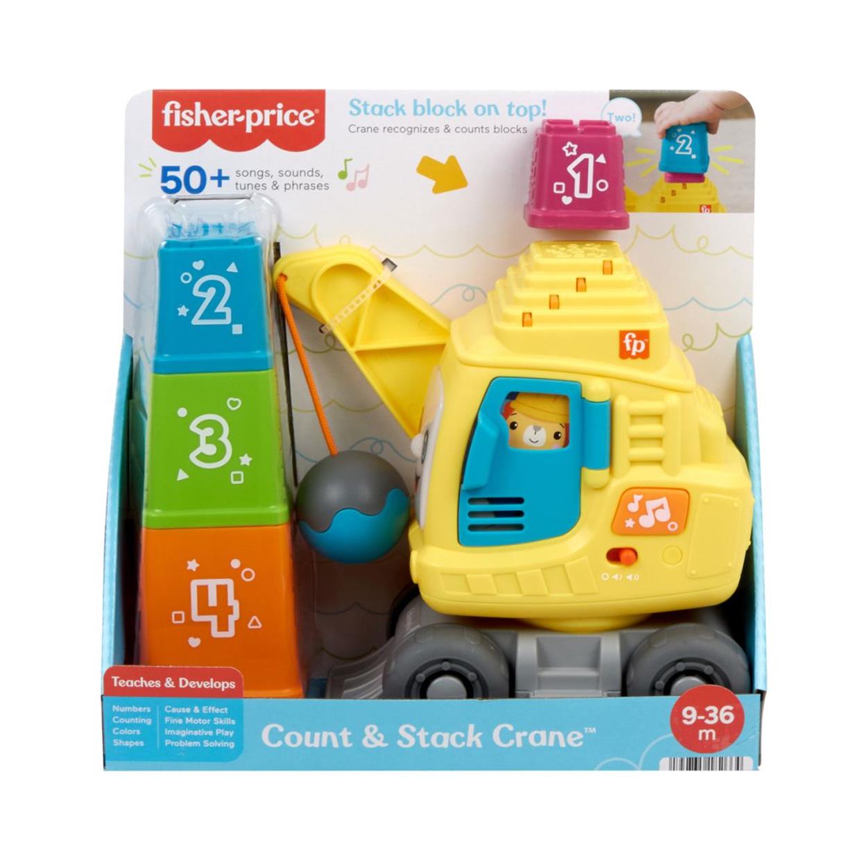 Fisher-Price Count & Stack Crane (HWY62)