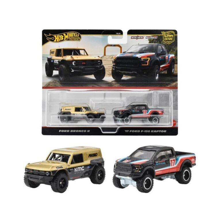 Mattel Hot Wheels: Premium Car Culture - Ford Bronco & '17 Ford F-150 Raptor (HRR77)