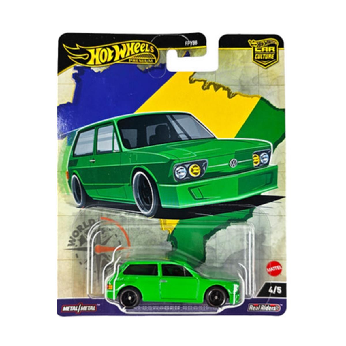120820266a7d0393e12d5.jpeg Mattel Hot Wheels Premium: Car Culture - Volkswagen Brasilia Vehicle (HRV82)