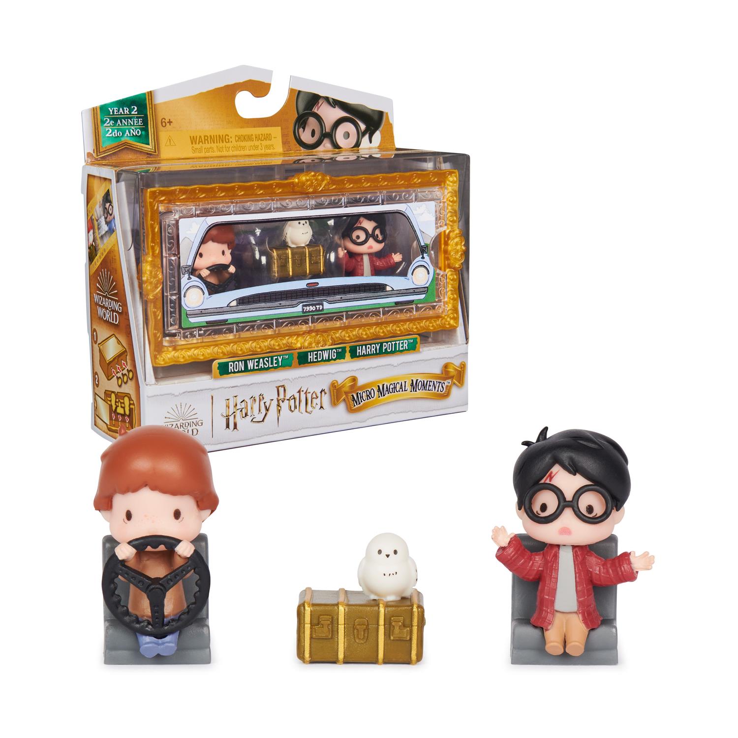 120820266a7d03fee7704.jpeg Spin Master Harry Potter: Micro Magical Moments - Ron Weasly/Hedwig/Harry Potter Mini Figures 3Pack (6068612)