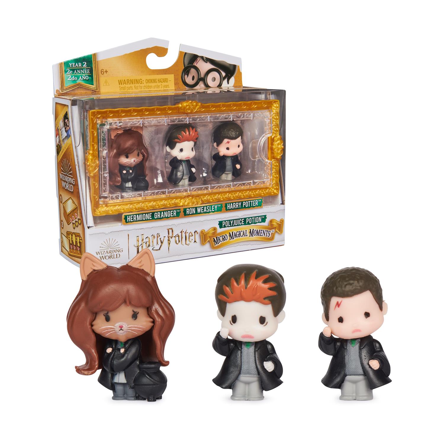 120820266a7d03ffdb052.jpeg Spin Master: Harry Potter - Hermione Granger / Ron Wisley / Harry Potter 3Pack Mini Figure (6068608)