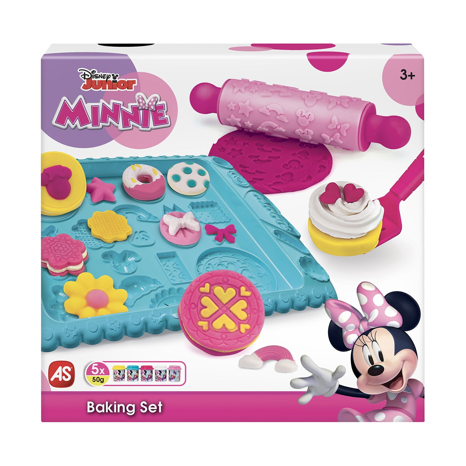 AS Disney Junior: Plasticine Baking Set - Minnie (1045-03593)