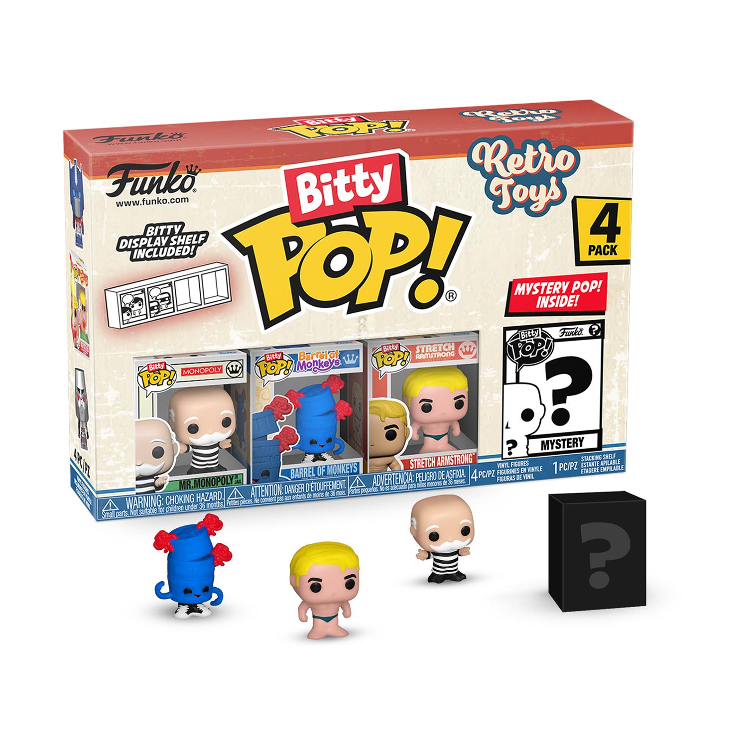130820266a7d0923d4747.jpeg Funko Bitty Pop! 4-Pack: Retro Toys: Mr. Monopoly Vinyl Figures