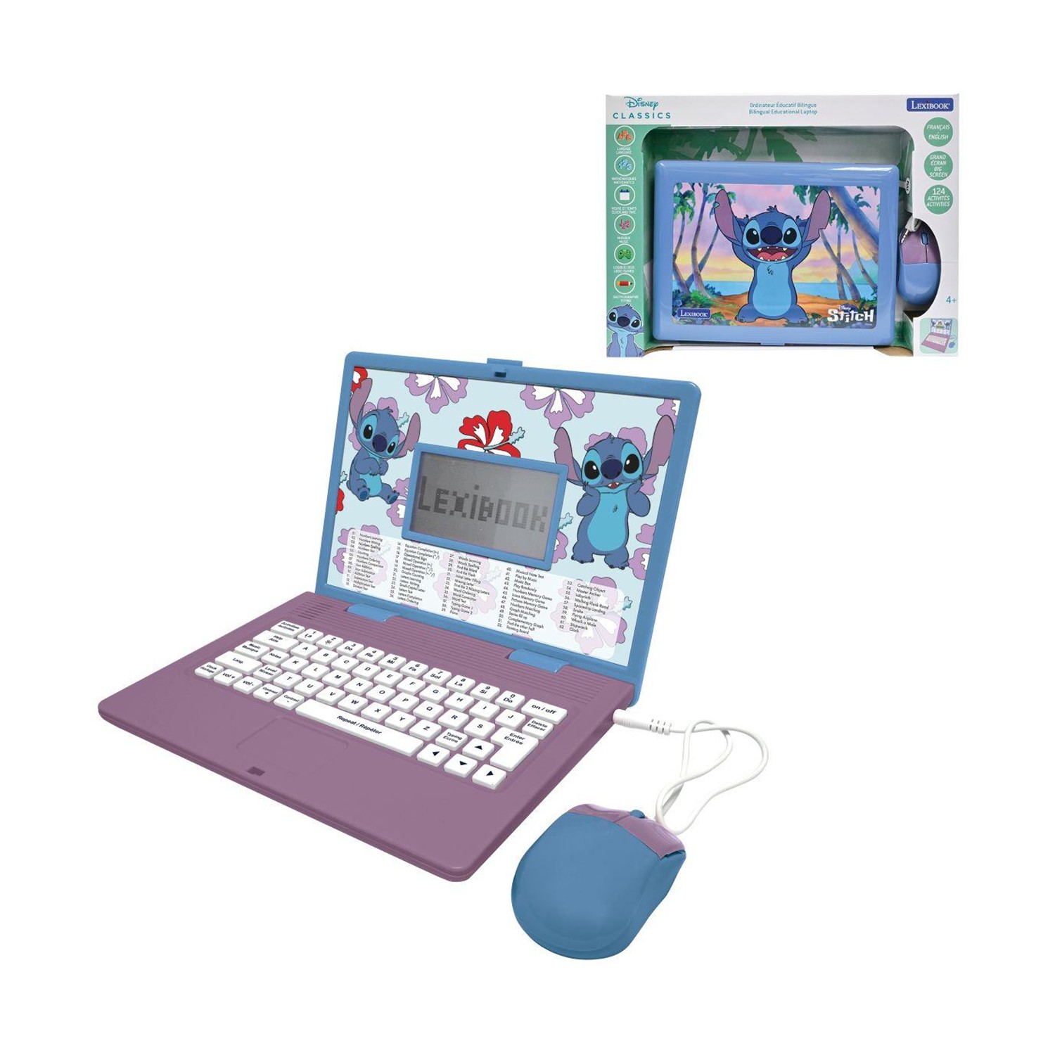 Lexibook: Stitch Bilingual Educational Laptop (25.JC598Di8)