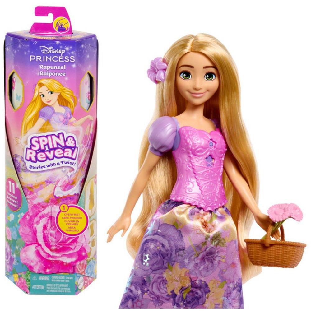 130820266a7d0acb74794.jpeg Mattel Disney Princess: Spin & Reveal - Rapunzel (HTV86)