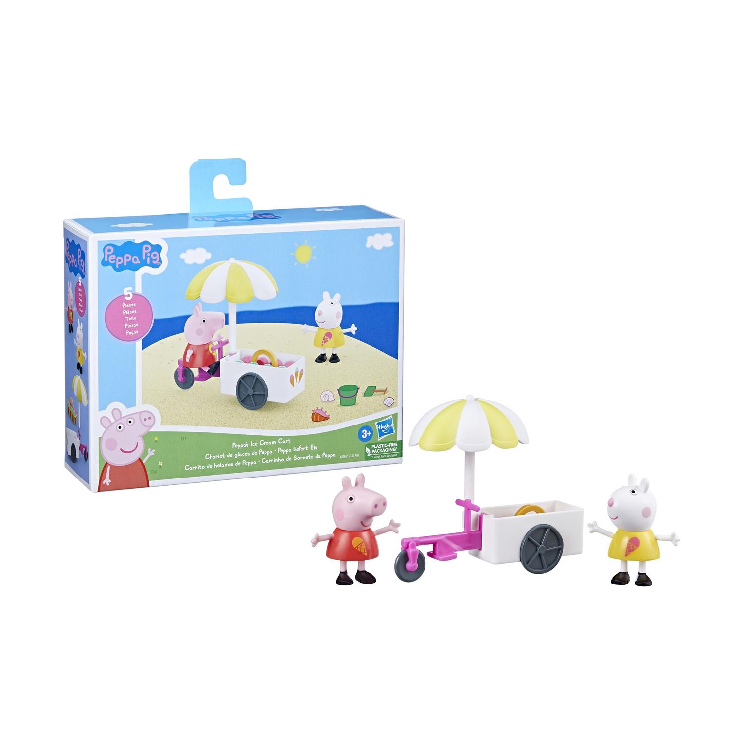 130820266a7d0b3661b65.jpeg Hasbro Peppa Pig: Peppa's Adventures - Peppa's Ice Cream Cart (F8086)*