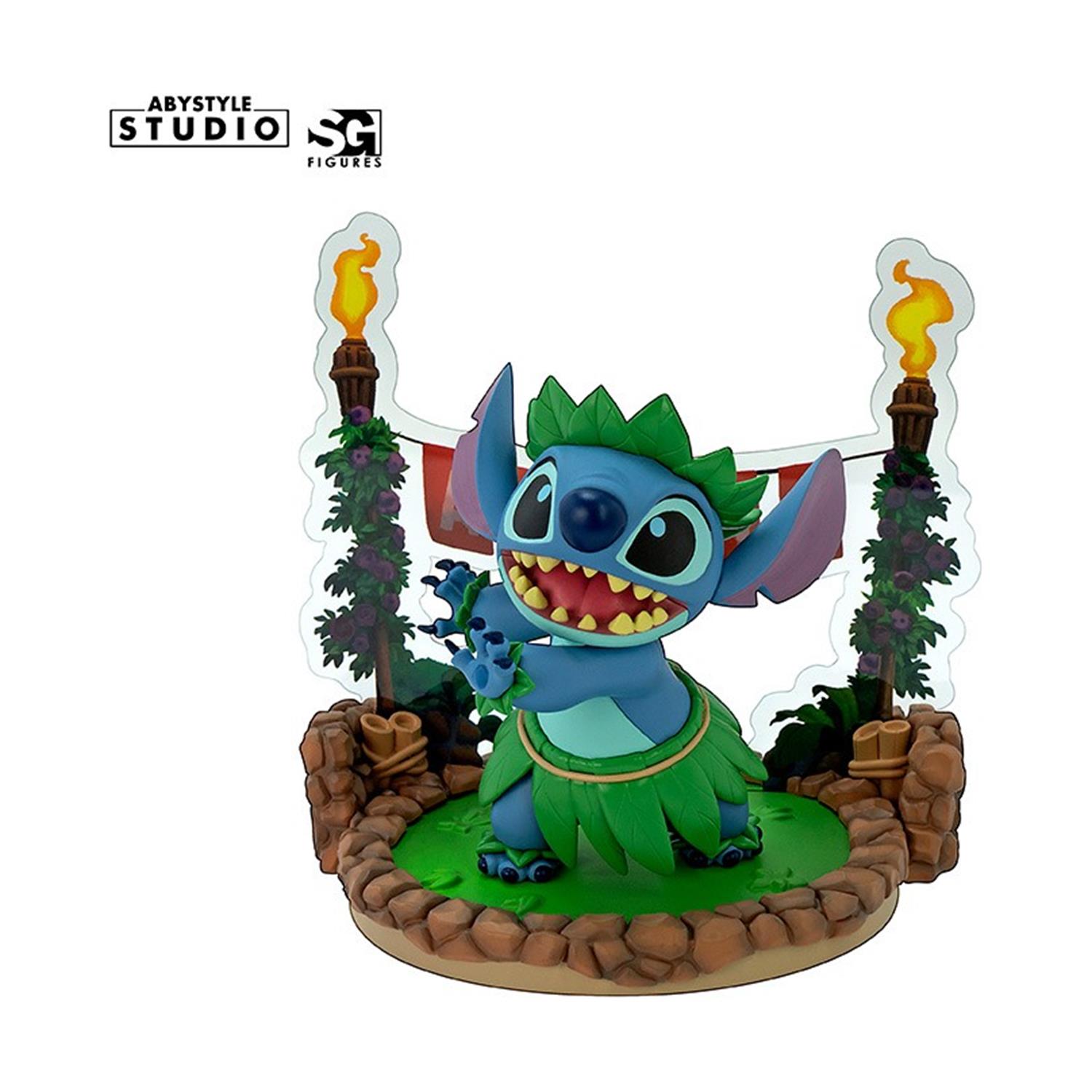130820266a7d0c9ae1388.jpeg Abysse Disney: Stitch - Hula Dance Statue (10cm) (ABYFIG139)
