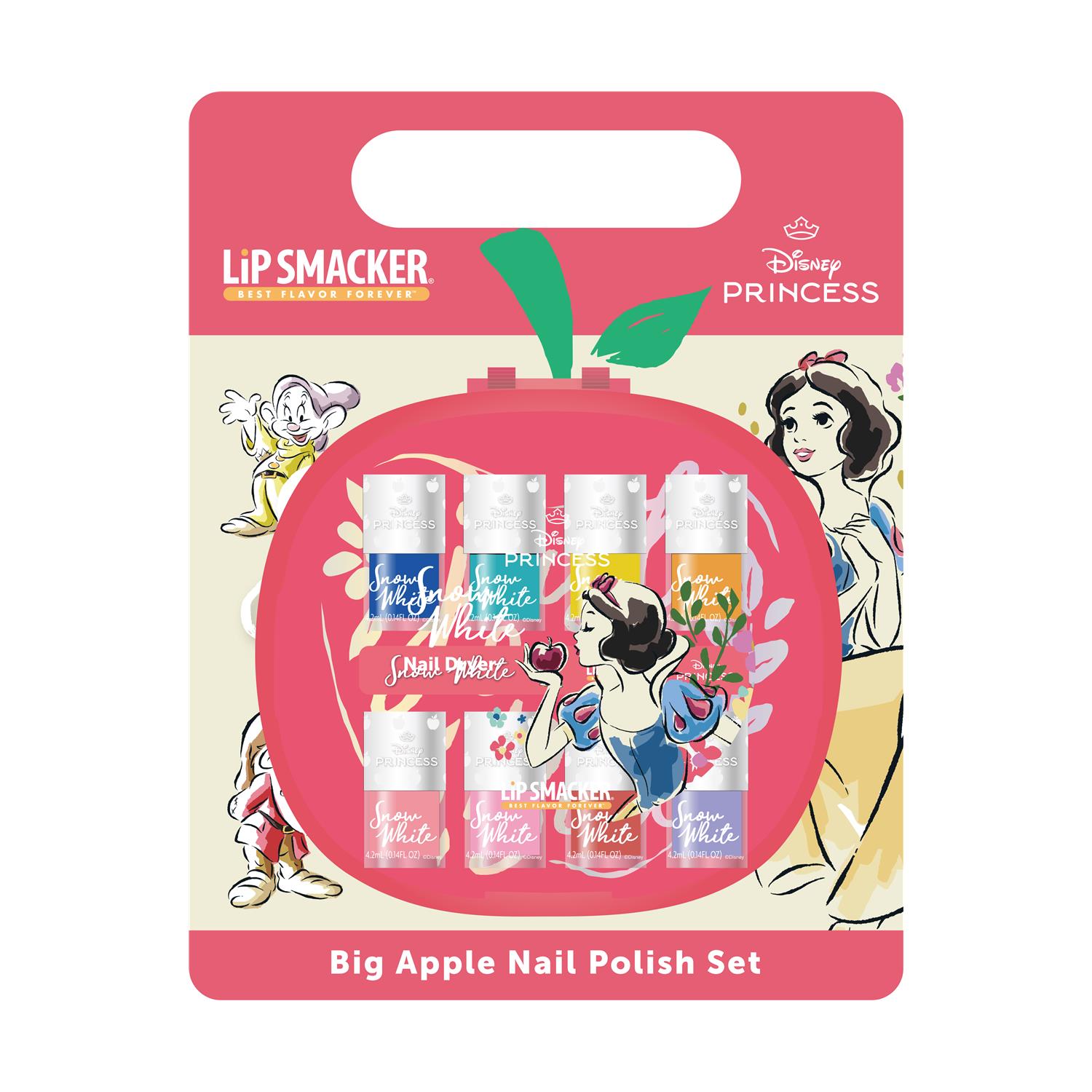 130820266a7d0f3562a89.jpeg Lip Smacker Disney Princess: Snow White - Big Apple Nail Polish Set (1510728E)