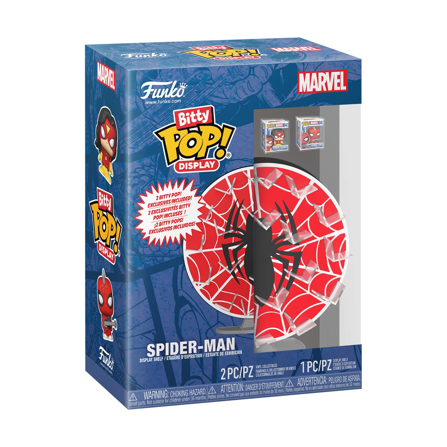 130820266a7d126a411d7.jpeg Funko Bitty Pop! Display: Marvel - Spider-Man (Web) Vinyl Figures