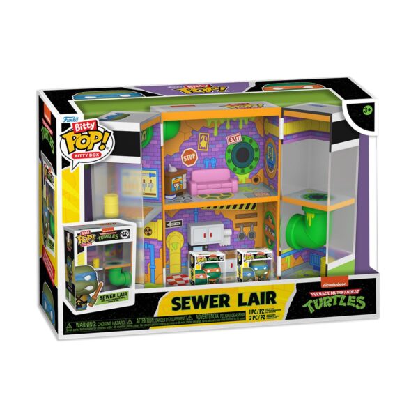 Funko Bitty Pop! Bitty Box: Teenage Mutant Ninja Turtles - Sewer Lair Vinyl Figures