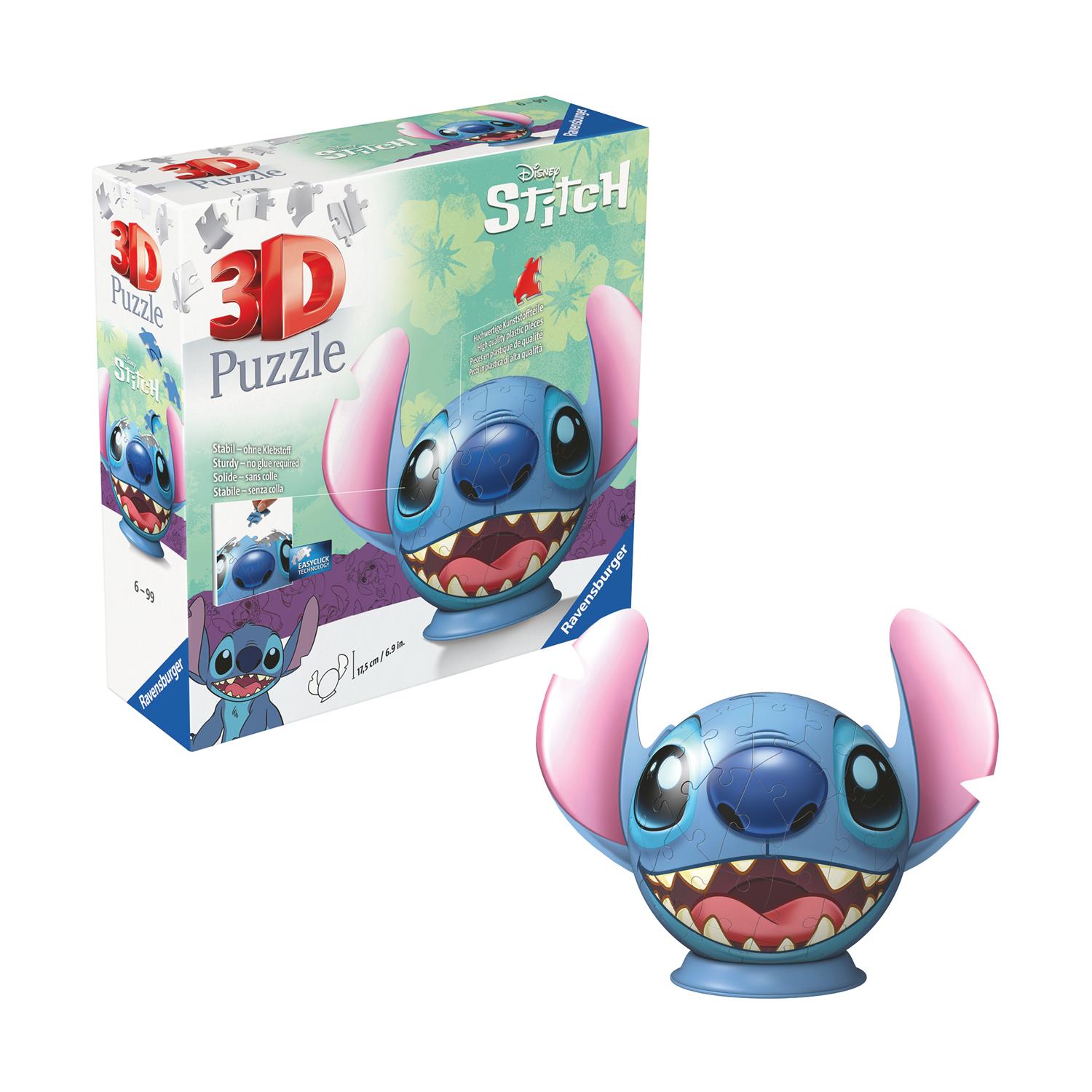 Ravensburger 3D Puzzle: Disney - Stitch (72pcs) (11574)