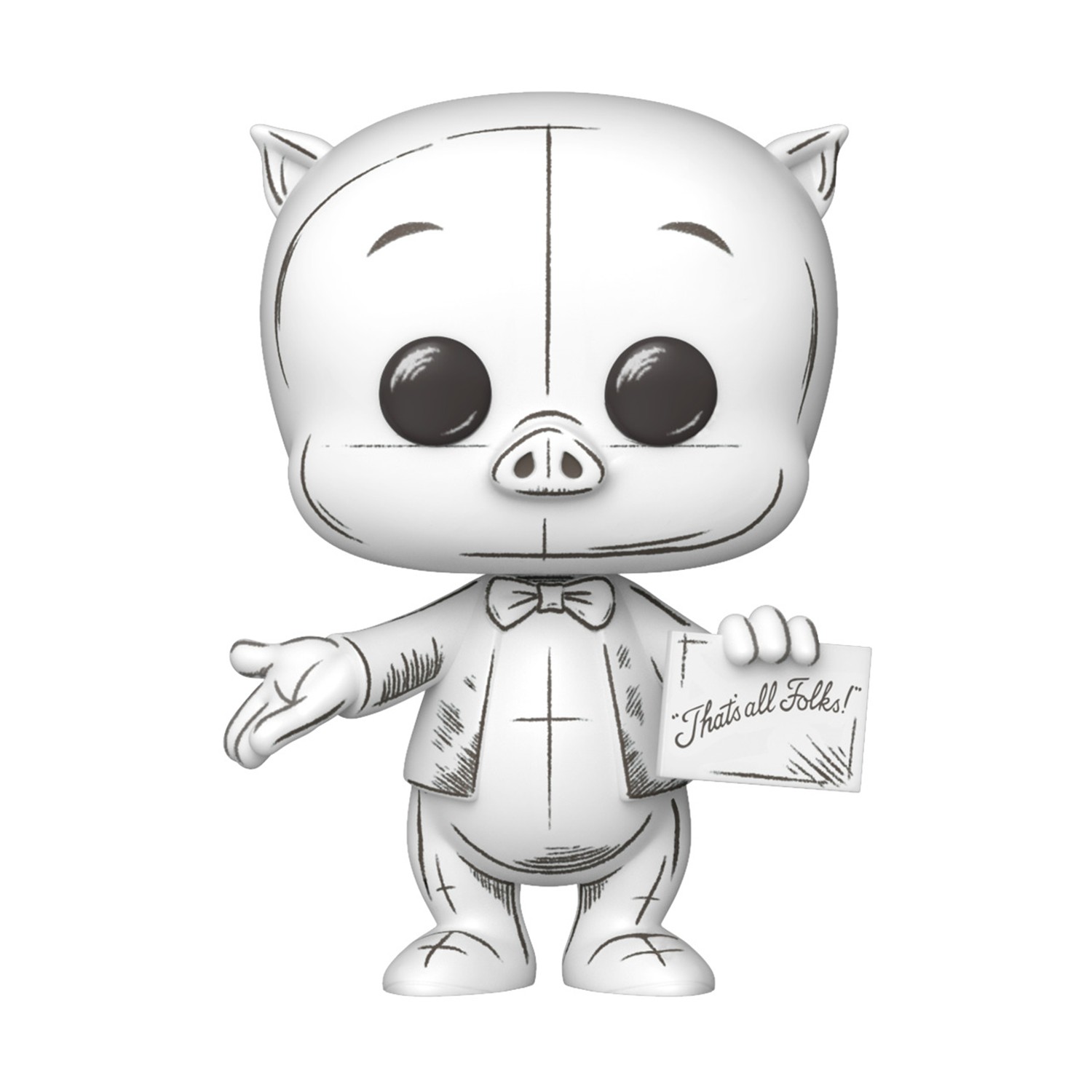 130820266a7d14193d45b.jpeg Funko Pop! Animation: Looney Tunes - Porky Pig #2012 Vinyl Figure