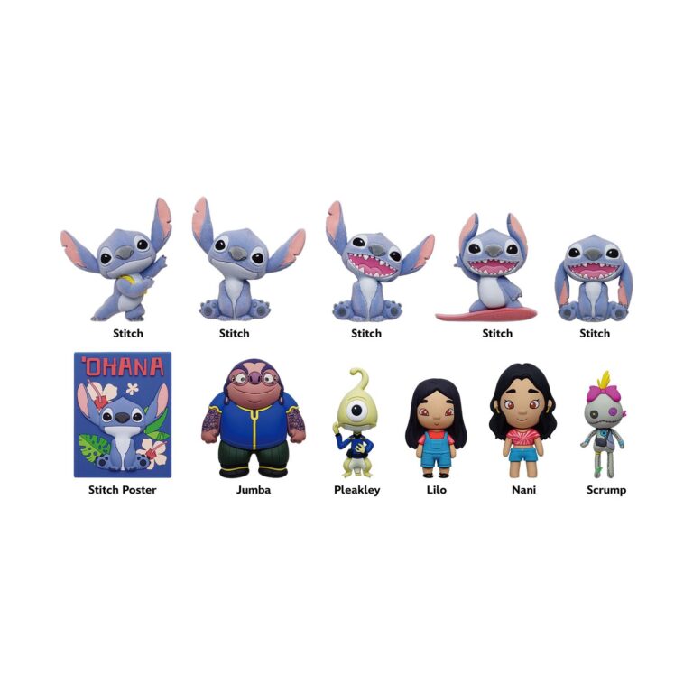 Monogram Disney: Lilo & Stitch Movie (Series1) (Blind Bag/Random) 3D Foam Bag Clips Figures (84060)