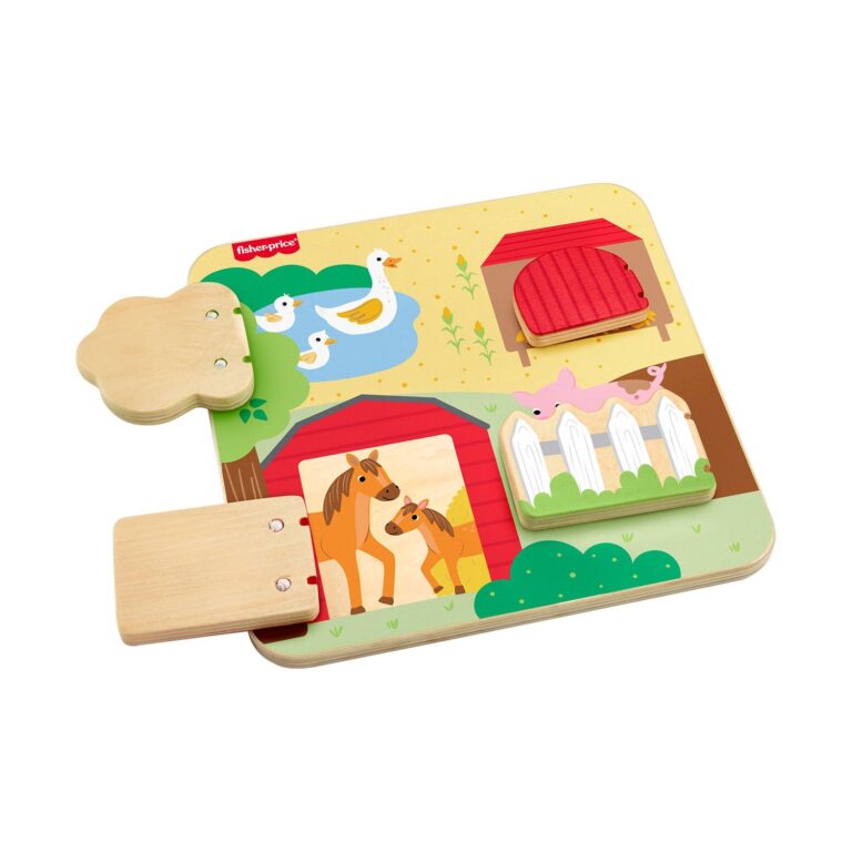 Fisher Price - Wooden Farm Animals Board (JCY33)