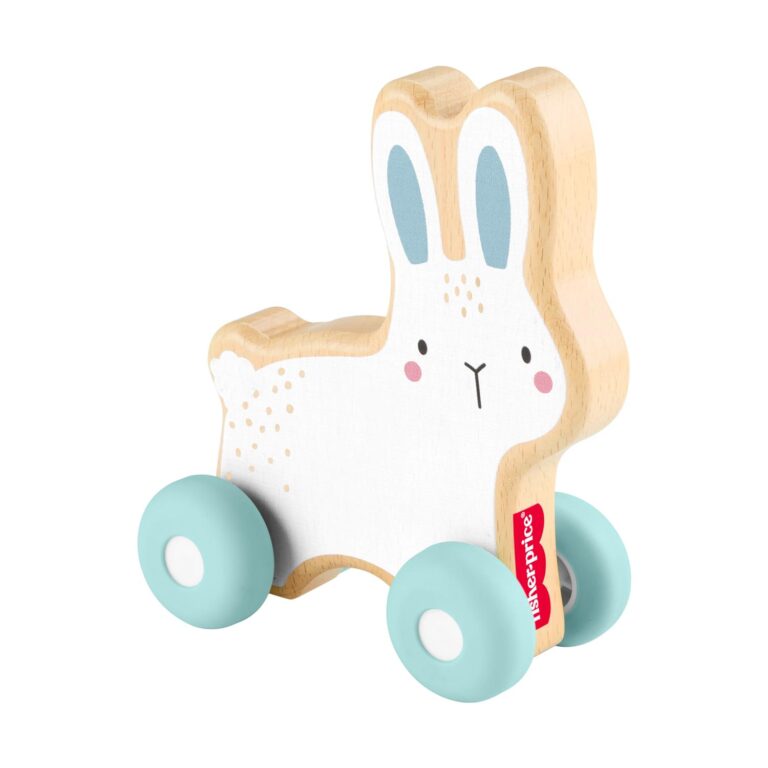 Fisher-Price: Wooden Push-Along Bunny (JDM52)