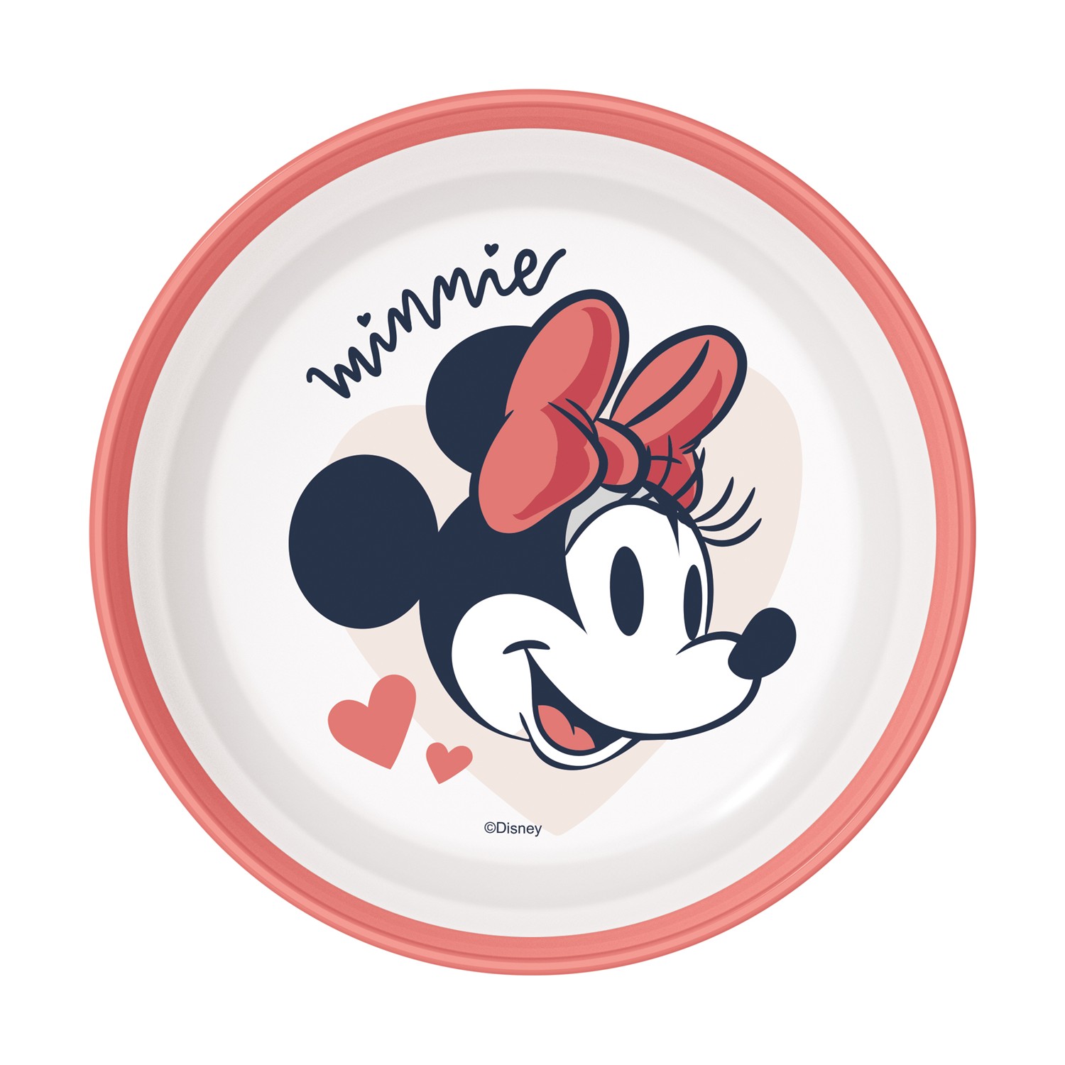 130820266a7d18f737b7d.jpeg Stor Disney: Minnie Mouse Heart Full Non Slip Bicolor Premium Bowl (10792)