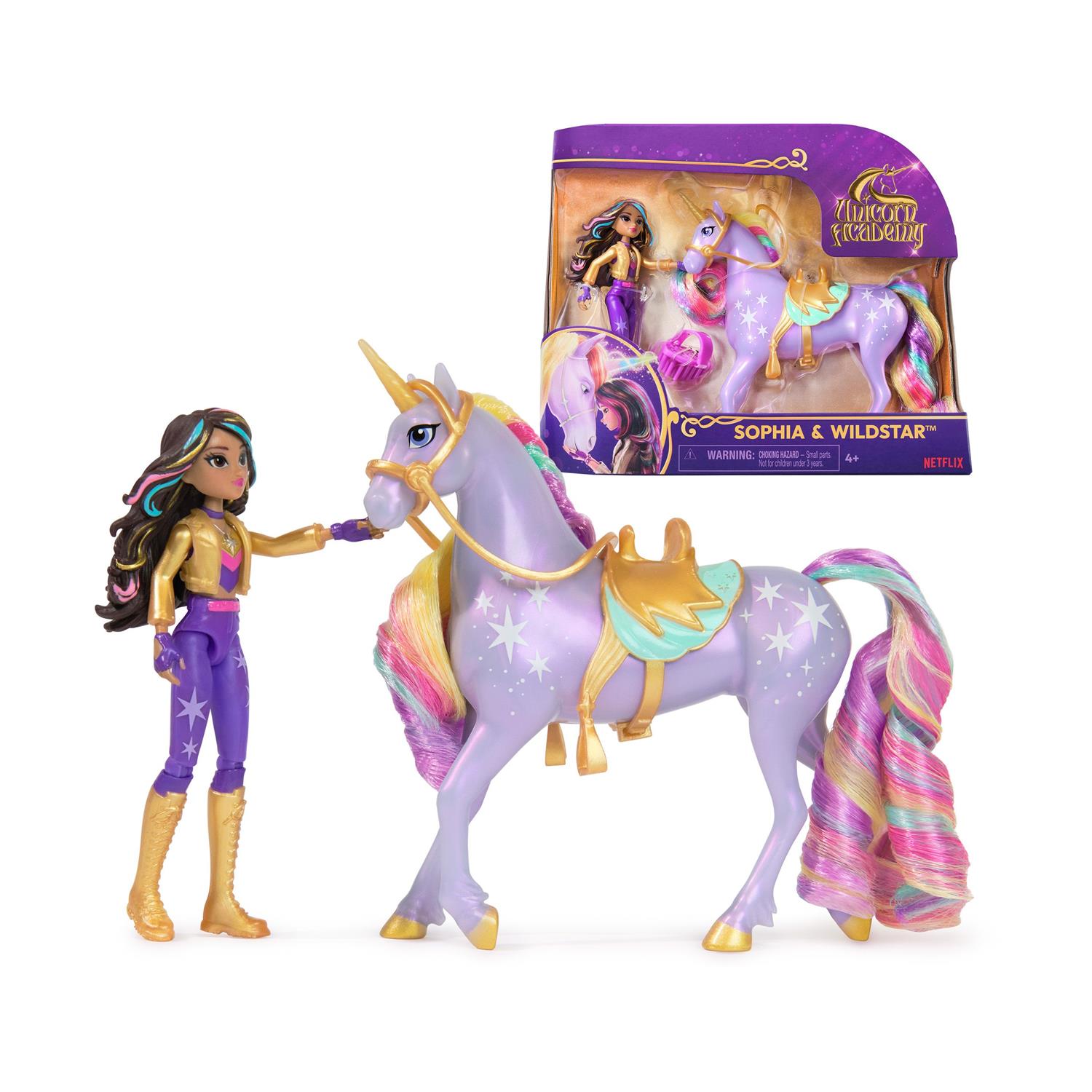 130820266a7d1a24b4996.jpeg Spin Master Unicorn Academy: Sophia & Wildstar - Mini Doll (6066838)