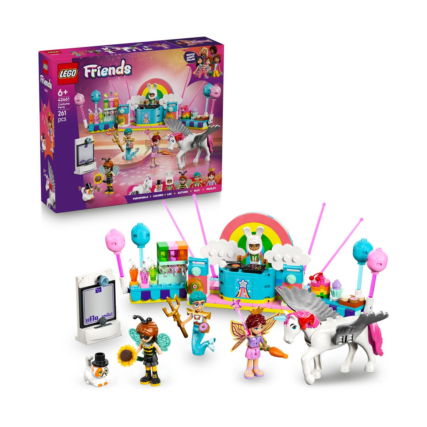 130820266a7d1b3ace3ef.jpeg LEGO Friends: Costume Party with Unicorn & Fairy (42661)
