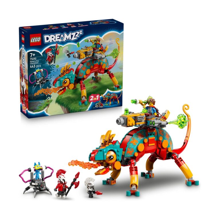 LEGO DREAMZzz: Mateo’s Fire Chameleon (71492)