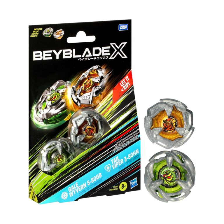 Hasbro BeyBlade X: Dual Pack - Gale Wyvern Tail Viper (G0282)
