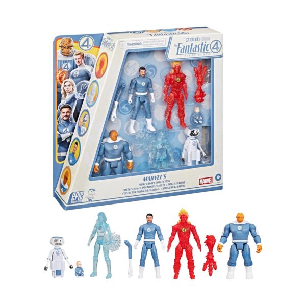 Hasbro Marvel Studios Epic World of Action: The Fantastic 4 First Steps - Marvel's First Family Collection Figures (G0982)