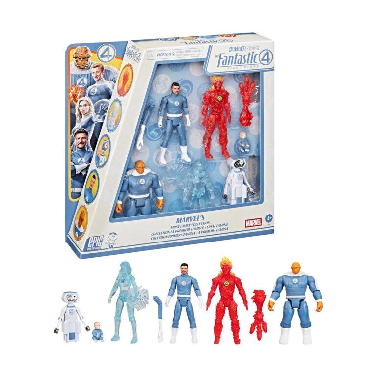 Hasbro Marvel Studios Epic World of Action: The Fantastic 4 First Steps - Marvel's First Family Collection Figures (G0982)
