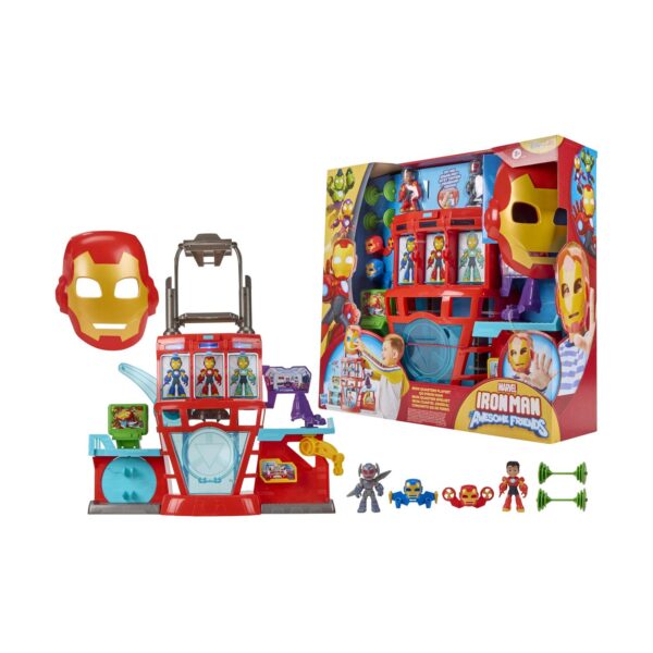 Hasbro Marvel Iron Man And His Awesome Friends: Iron Quarters Playset - Playset (G1259)