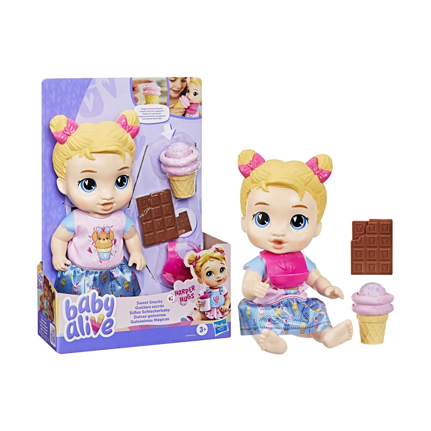 130820266a7d27ff58946.jpeg Hasbro Baby Alive: Core Nurturing Dolls - Sweet Snacks Harper (G1449)