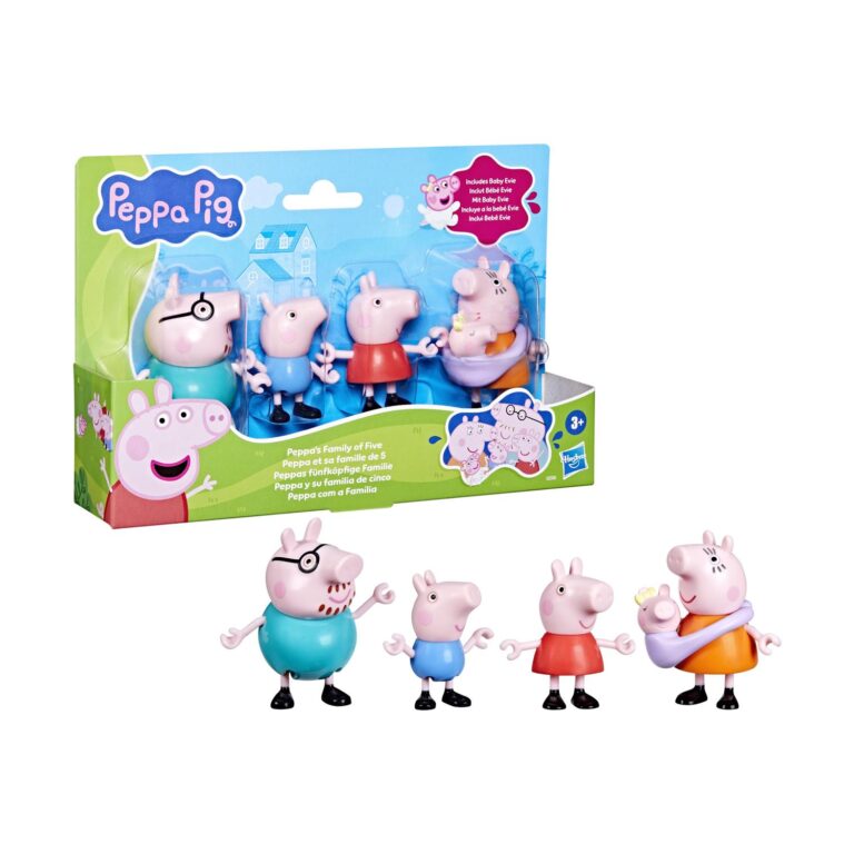Hasbro Peppa Pig: Peppas's Family of Five - Figures Set (G0506)