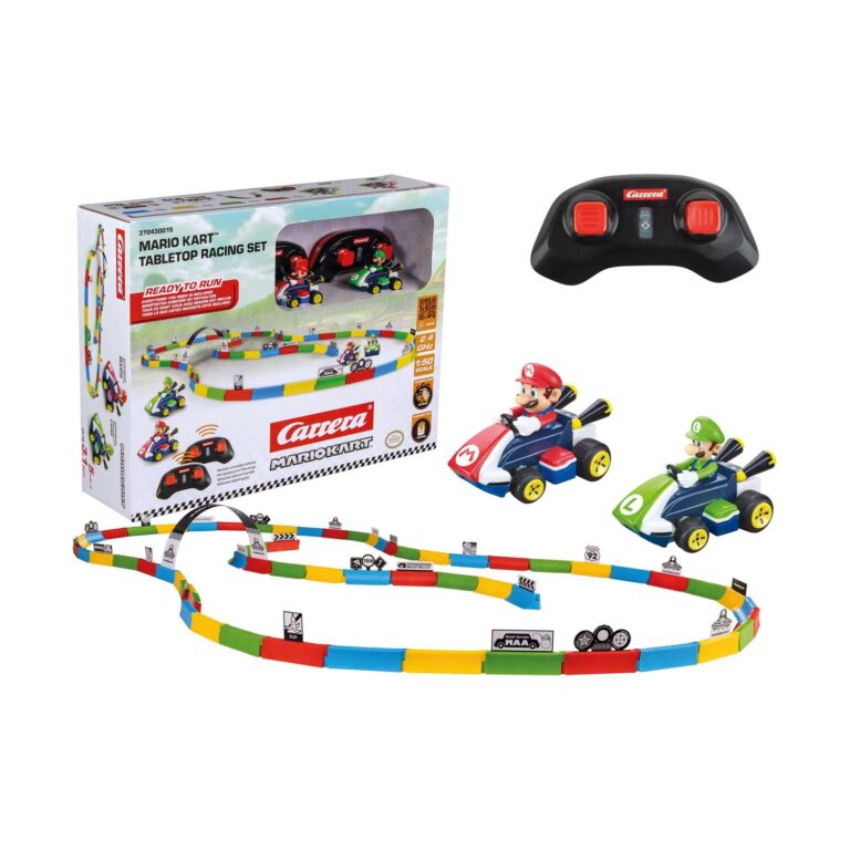 Carrera R/C Mario Kart : Mario & Luigi - 1:50 Tabletop Racing Set (370430015)