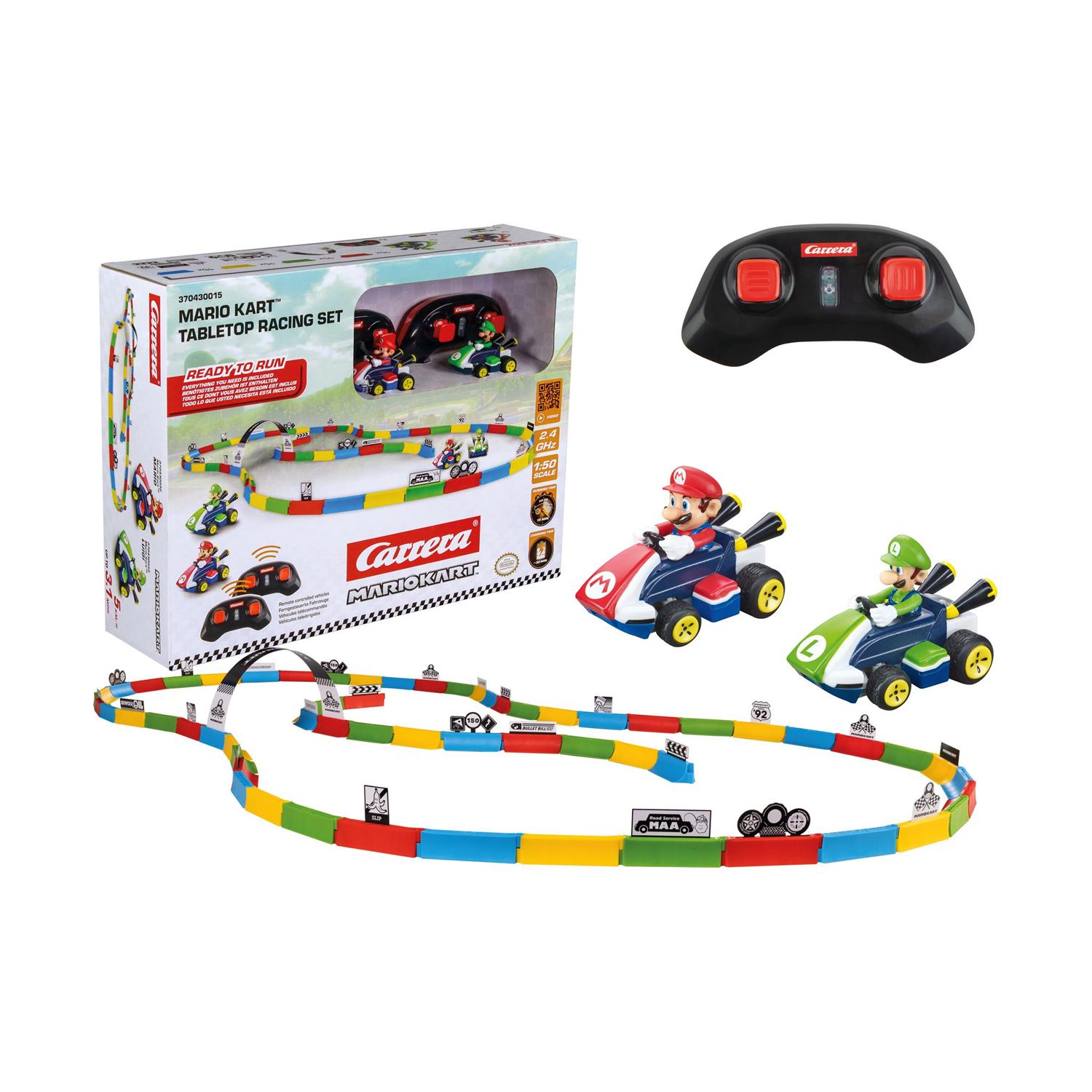 Carrera R/C Mario Kart : Mario & Luigi - 1:50 Tabletop Racing Set (370430015)