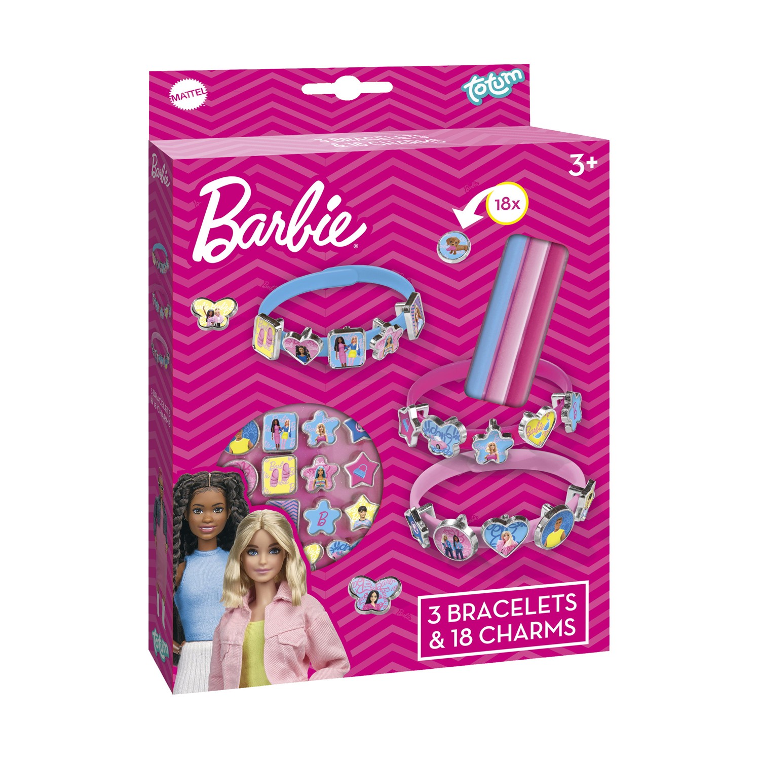 Totum: Barbie - 3 Bracelets & 18 Charms (TT501195)