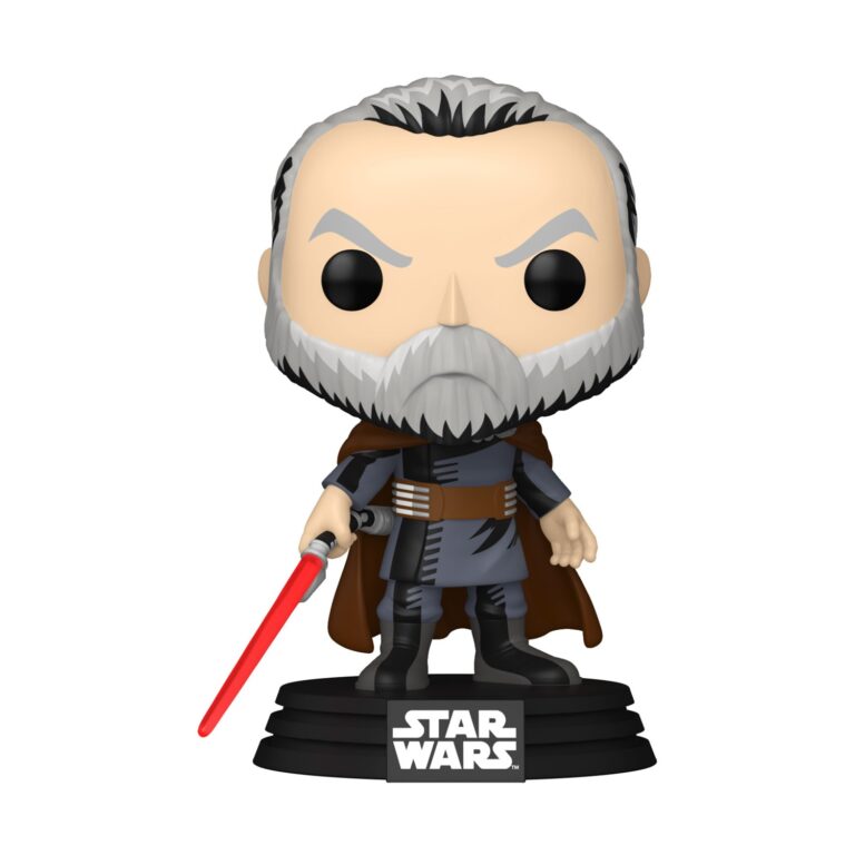Funko Pop! Star Wars: Count Dooku (Retro) #833 Bobble-Head Vinyl Figure