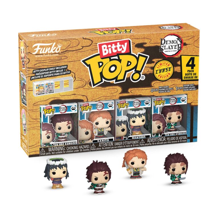Funko Bitty Pop! 4-Pack: Demon Slayer - Tanjiro Kamado - Sabito - Makomo* (Mystery) Vinyl Figures
