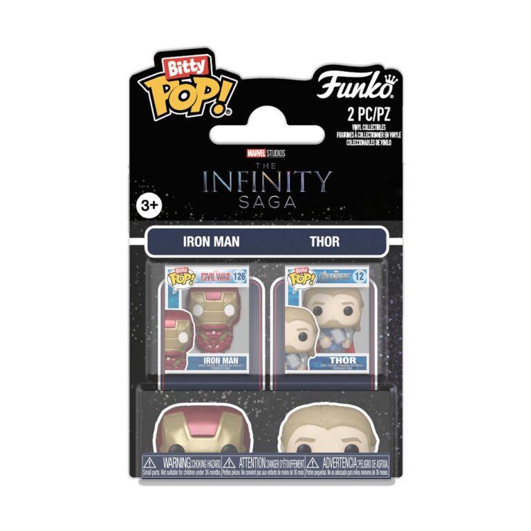 Funko Bitty Pop! 2-Pack Marvel: The Infinity Saga - Iron Man & Thor Vinyl Figures