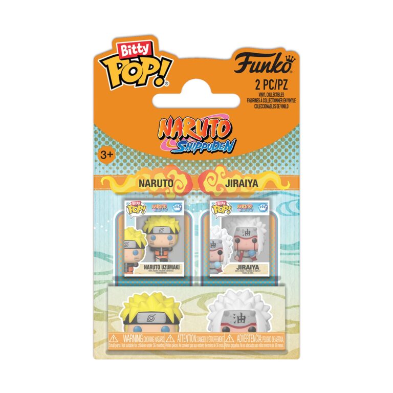 Funko Bitty Pop! 2-Pack: Naruto Shippuden - Naruto & Jiraiya Vinyl Figures