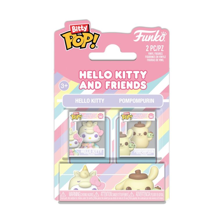 Funko Bitty Pop! 2-Pack: Sanrio - Hello Kitty & Pompompurrin Vinyl Figures