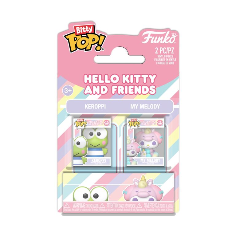 Funko Bitty Pop! Sanrio 2-Pack: Hello Kitty & Friends - Keropi & My Melody Vinyl Figures