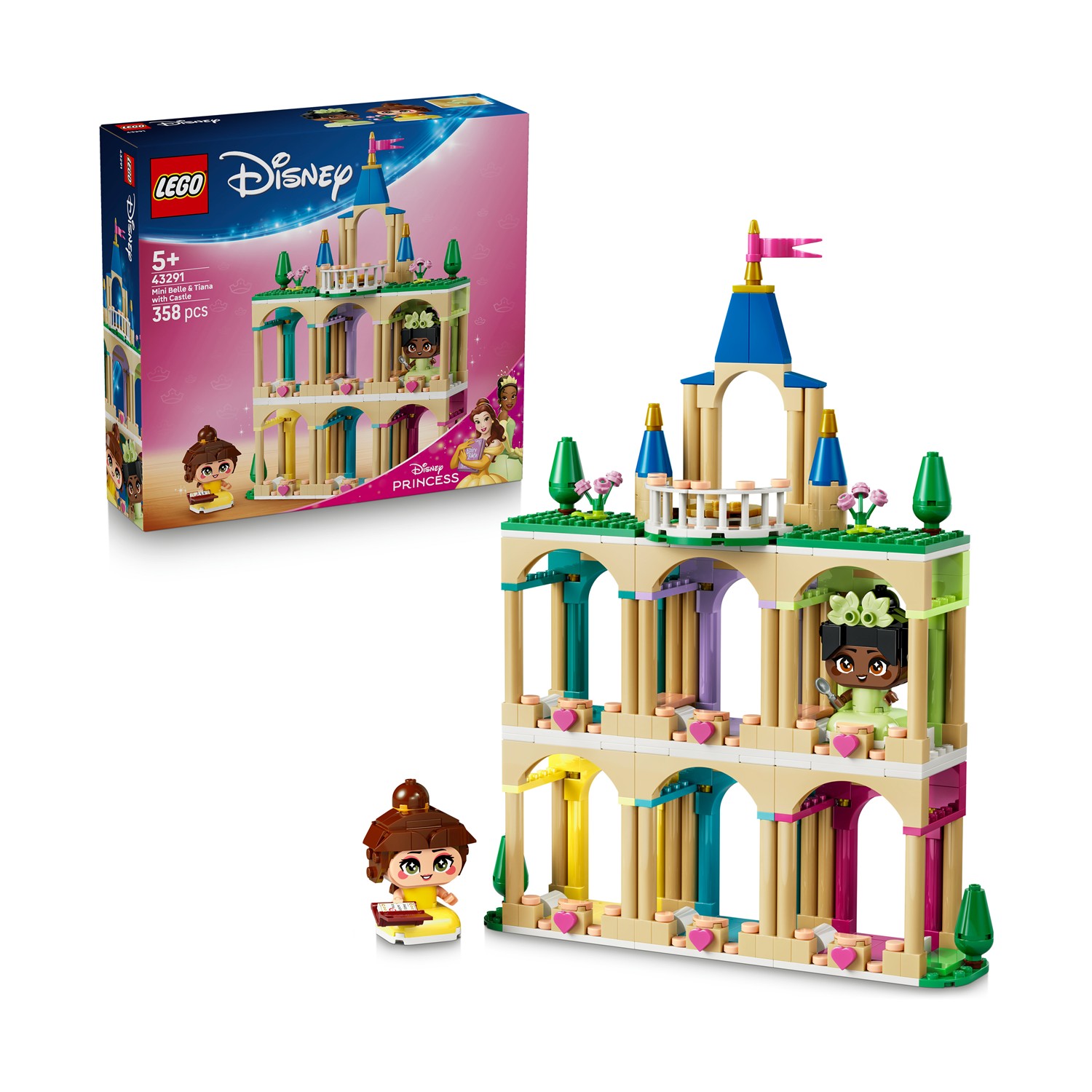 130820266a7d34d396c46.jpeg LEGO Disney Princess: Mini Belle & Tiana with Castle (43291)