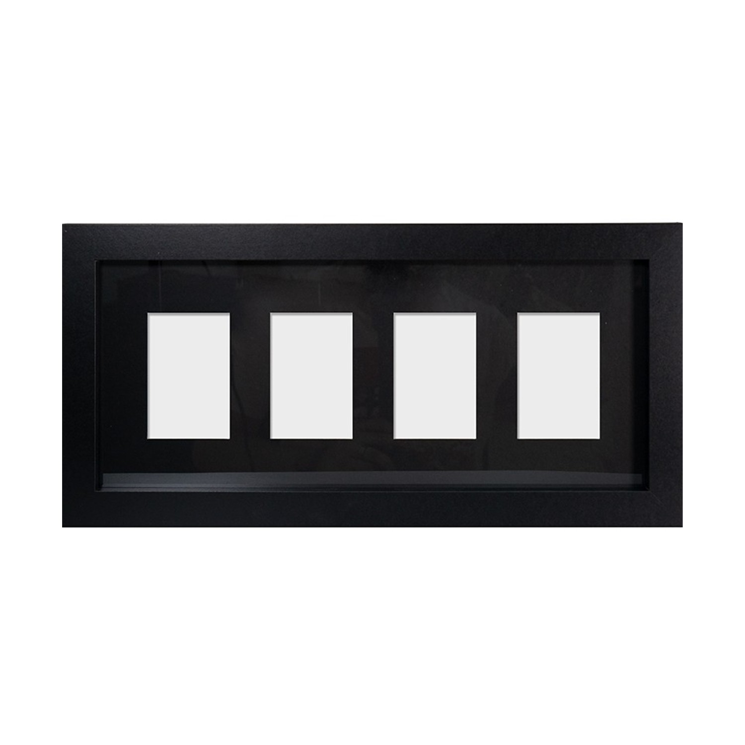 130820266a7d3be13c62b.jpeg Abysse: Gbeye - Trading Card Collector (4 Position/Black) Frame (40cmX17cm) (FMM1T1FBTCL)