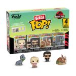 Funko Bitty Pop! 4-Pack: Jurassic Park - Ellie Sattler, Ian Malcolm, Triceratops, Brachiosaurus Vinyl Figures