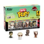 Funko Bitty Pop! 4-Pack: Jurassic Park - John Hammond, Tyrannosaurus, Fossil, Stygimoloch, Velociraptor* Vinyl Figures