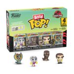 Funko Bitty Pop! 4-Pack: Jurassic Park - Mr. DNA, Dilophosaurus Fossil, Dennis Nedry, Dilophosaurus Vinyl Figures